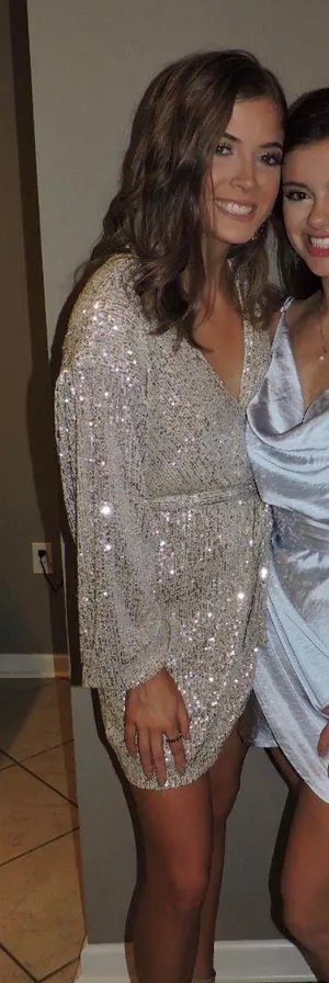 Oh Polly Mini Sequin Dress thumbnail 2
