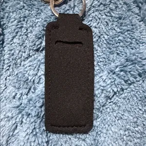 Handmade Pink Leopard‎ Print Keychain Set with Black Accents thumbnail 5