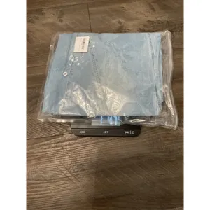 NWT EMMIOL Womens Light Wash Wide‎ Leg Jeans Size Small thumbnail 7