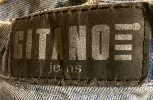 Vintage Gitano High Rise Tapered Leg Light Wash Jeans 30" waist thumbnail 8
