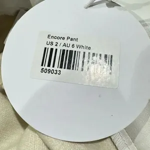 NEW Princess Polly Encore Pants White Faux Leather Women’s 2 thumbnail 3