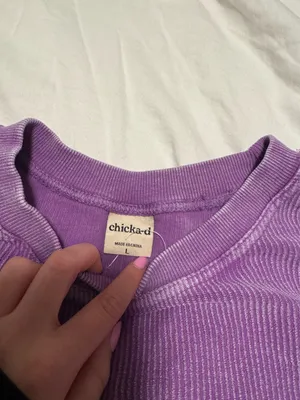 Clemson ribbed crewneck Purple Size L thumbnail 3