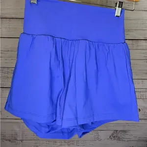 HALARA Vibrant Blue High-Waisted Shorts thumbnail 1