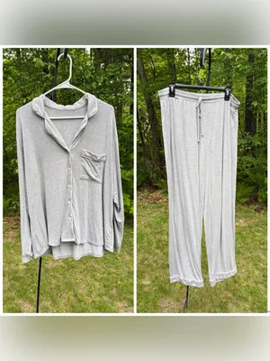 Quince Matching Bamboo 2 Piece Pajama Set Size XL thumbnail 3