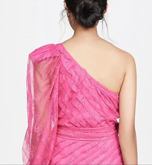 For love and lemons dynasty one shoulder dress thumbnail 2