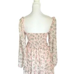 Wilfred x Aritzia -Tempest Smocked Mini Dress Sz M thumbnail 8