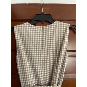 Calvin Klein houndstooth checkered sleeveless dress size 4. thumbnail 5