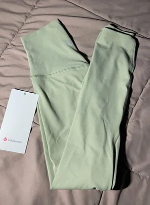 Lululemon Align Leggings 25” High Rise Rosemary Green thumbnail 4