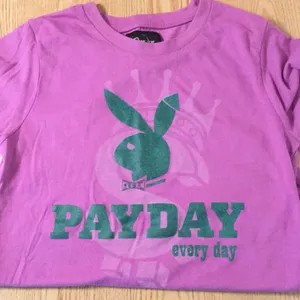 Playboy Payday Everyday T-shirt Stretchy Soft Lite Purple Size Medium thumbnail 5