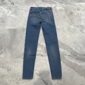 American Eagle Women's High‎ Rise Jegging Next Level Stretch Size 0 R Regular thumbnail 3