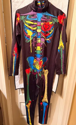Skelton body suit Multiple Size L thumbnail 1