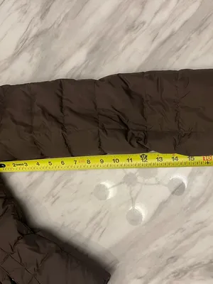 Abercrombie Fitch Brown Puffer Jacket Fur Lined Y2K thumbnail 12