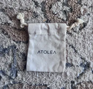 Atolea Jewelry Small Canvas Dust/Storage bag thumbnail 1