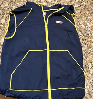 Hunter Navy and Yellow Vest sz medium thumbnail 1