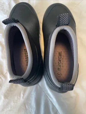 Women’s Black Waterproof Winter Slip-On Boots with Pink Logo thumbnail 9
