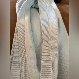 Zara Vest Blue Sweater Vest Tank Top Fall Chunky Preppy‎ Academia thumbnail 5