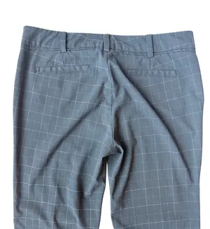New York And Company Stretch Windowpane Black & White Pants thumbnail 5