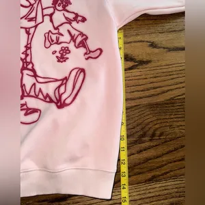 Aelfric Eden Graffiti Spray Paint Pink Purple Graphic Print Cartoon Hoodie L thumbnail 7