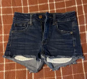 American Eagle Denim Shorts Shortie High-Rise thumbnail 1