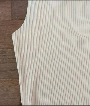 NWT Wide Rib Cotton Blend Crop Tank Top thumbnail 3
