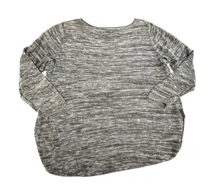 Eileen‎ Fisher Organic Linen Blend Shirt Women's XL Gray Black Lagenlook #AB3-2 thumbnail 1