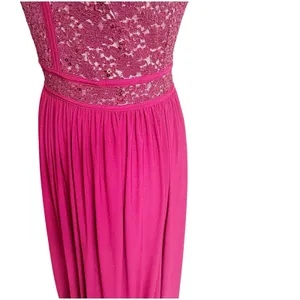 Morgan & Co Size Small Keyhole Sequins Tie Back Halter Maxi Dress Prom Maroon thumbnail 4