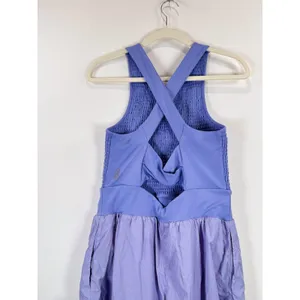 FP Movement Womens Romper Blue Breathless Sleeveless Smocked Shortsie Large thumbnail 5