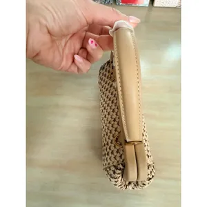 NEW | Cult Gaia Zuma Mini Woven Crossbody Tote Sand Top Handle Bag NWT $458 thumbnail 7