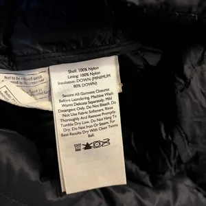 Eddie Bauer Puffer Jacket Black EB650 Hooded Down Parka Women Small thumbnail 5