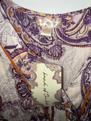 Band of the Free Paisley Long Sleeve Mini Dress thumbnail 3