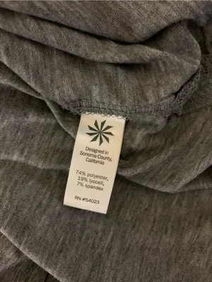 Athleta M Gray Heather Strappy Back Tank Top Side Slit Athletic thumbnail 5