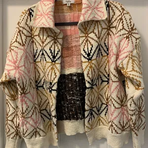 Fate Anthropologie Open Style Cardigan Size Small Pockets thumbnail 3