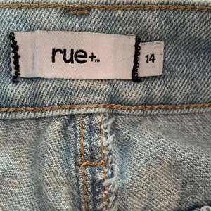 Rue+ Rue21 Denim Blue Jeans Womens Size 14 Straight Wide Leg Loose Fit thumbnail 2