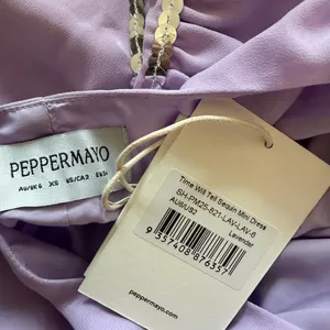 Peppermayo Time Will Tell Sequin Mini Dress - Lavender thumbnail 9