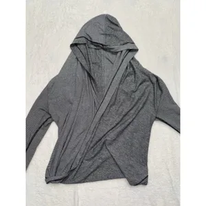 Lululemon Women's Iconic Wrap Sweater Gray Pullover Size 6 thumbnail 2