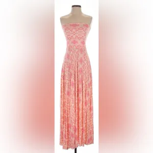 Victoria’s Secret Pink Floral Convertible Maxi Dress or Skirt Size XL thumbnail 3