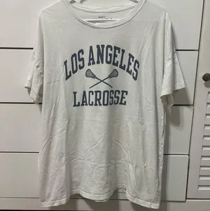 Abercrombie Boyfriend Tee Los Angeles Lacrosse thumbnail 1