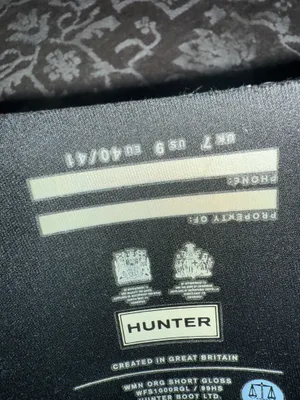 Hunter Rain Boots Black Original Gloss thumbnail 5