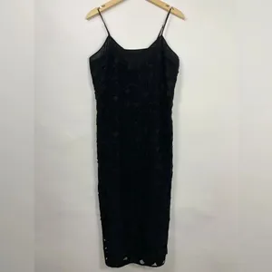 Equipment black v-neck slip dress Small thumbnail 2