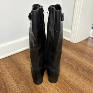 Lauren Ralph Lauren Boots Women 8.5B Sigrid Tall Riding Black Leather Equestrian thumbnail 11