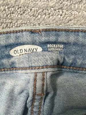 Old Navy Light Wash Women's Straight-Leg Jeans thumbnail 3