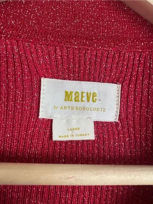 Anthropologie Maeve Ribbed Polo Top thumbnail 2