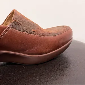 Ariat Brown Leather Clogs 7B 7 B Advanced Stability Cushioning 1000483 *No Box* thumbnail 10