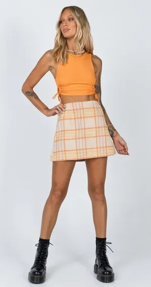 Princess Polly Samara Orange Top 2 thumbnail 1