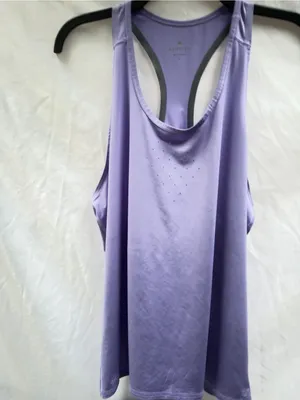 Athleta Exhilaration Racerback Tank Top Lavender Size Large, NWOT thumbnail 4