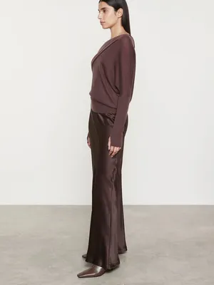 New Enza Costa Silk Full Length Skirt thumbnail 7