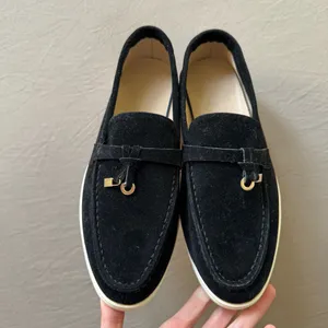 Faux Suede Metal Accent Moccasin Loafers thumbnail 9