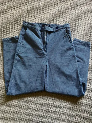 Nw/oTags Built by Wendy Angle Trousers Barrel Leg High Waist Engineer Stripe M thumbnail 4