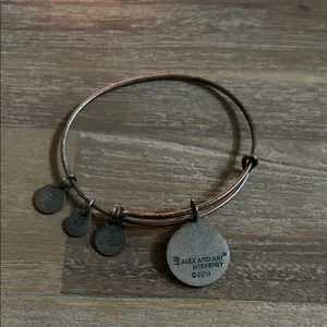 Alex and Ani Rustic Silver Charm Bracelet thumbnail 3