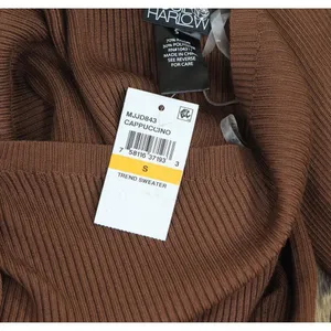 NWT Rosie Harlow Neck Dolman Sleeve Ribbed Sweater Dress Capuccino Brown S thumbnail 7